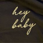 ASOS Navy Blue Hey Baby Tee Size 16 Photo 2