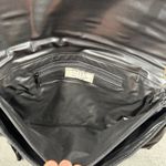 Vintage Gitano Bag Black Crossbody Faux Leather Envelope Clutch Bow Detail 80s Photo 6