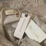 Anthropologie  Mes Demoiselles Cream Lace Fanti Deep V Bodysuit NEW Photo 4