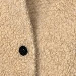 Movint Colorblock Raglan Sleeve Fleece Bomber Jacket L Black Tan Teddy Size L Photo 4