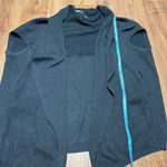 Athleta  Restful Cocoon Wrap Cardigan Ribbed Heather Gray Sweater Size Small Photo 7