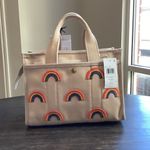 Coach  Pride Collection Rainbow Canvas Tote Photo 1