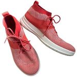 FitFlop  Uberknit High Top Sneakers Tangerine Size 9 Photo 0