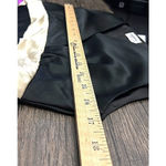 Isaac Mizrahi Silk Tank Top S Black Satin Bow Back Sophisticated Glam Luxury Photo 7