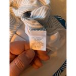 Banana Republic drape neck blue and white chain dress womens medium Photo 8