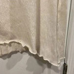 French Laundry Cross Stitch Printed Keyhole Neck Eyelet Boho Tank Top Size L Photo 7