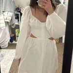 Sabo Skirt Sabo Cutout Long Sleeve Mini Dress Photo 0