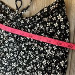 Thrills NWT co acacia floral wrap blouse black sz XS Photo 4