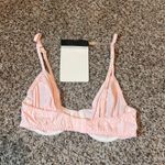 Jordache  Intimates Lightly Padded Bra Lace Trim Accents‎ 34C Photo 4
