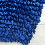 Blue popcorn pleated top Stretch to fit Size undefined Photo 1