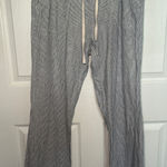 Artisan NY  Striped Linen Blend Drawstring Pants Casual Comfy Size‎ 12 Photo 0