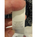 Material Girl Womens Large L Shimmer Metallic Knit Sweater Black Silver Pullover Photo 5