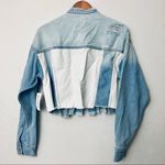 PacSun NWT Paneled Cropped Trucker Jacket Photo 8