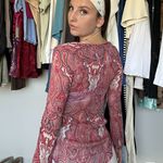 Lucky Brand  Sheer Paisley Mesh Top (XS) Photo 1