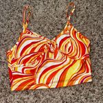 PacSun Orange and Yellow Going Out Top Photo 0