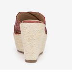 NEW Vintage Foundry Co Lorie Espadrille Wedge Sandal Leather Red Size 8.5 Photo 4