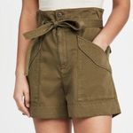 Rag and Bone  Field Cargo Short Size 26 Dark Olive Green Belted Shorts Photo 0