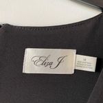 Eliza J  Tulip Hem Jersey Knit Dress Black 18 Photo 3