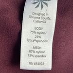 Athleta High Rise Peekaboo 7/8 Tight Burgundy Legging Photo 7