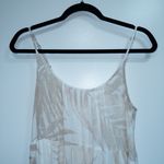 Z Supply Z-Supply Cream & White Lido Palm Leaf Maxi Dress Size Small Photo 2