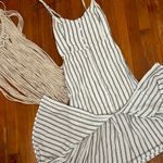 Hollister Long Blue And White Striped Maxi Dress Photo 1