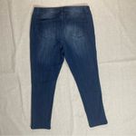 Westport | Dark Wash Embroidery Accented Signature Fit Ankle Jeans | Size 12 Photo 1