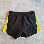 Nike Womens Dri Fit Tempo Running Shorts Black Yellow Green Size XS Photo 1
