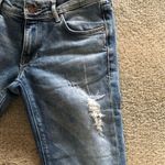 &SQIN Medium Wash Slim Leg Low Waist Ripped Jeans size 27​ Photo 6