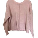 Forever 21 Light Pink Knit Crew Neck Long Sleeve Sweater Size Medium Photo 0