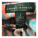 Ralph Lauren Lauren  Pastel Watercolor Drop-Waist Ruffle Dress Large Photo 10