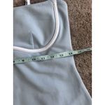 Alo Yoga Airbrush Streamlined Dress Seashell Blue White Size Medium Photo 5