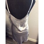Silver Slip Negligee Nightie Medium M Photo 2