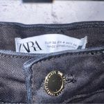 ZARA NWT Women’s Black Mid Rise Skinny Black Jeans Size 4 Photo 3