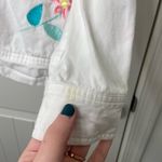 Breckenridge Vintage  women’s white floral butterfly embroidered button‎ jacket M Photo 3