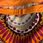 prAna  Purple & Orange Aztec Tribal Print Tankini‎ Top Size Small Photo 5