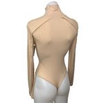 Urban Outfitters NEW Out From The Under Beige Ribbed Turtleneck Bodysuit Top S Photo 1