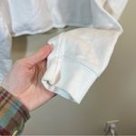 Just Hoods White Iowa State Lips Cropped Crewneck Sweatshirt Medium Photo 7