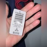 Torrid NWT  95 Classic Cotton Crew Neck Varsity‎ Sweatshirt Blue 2 Photo 2