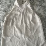 Ann Taylor  Ivory Pinstripe Blouse Photo 0