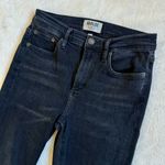 AGOLDE Sophie Mid Rise Skinny Ankle Jean in Black Photo 3