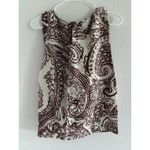 Joie  Tank Womens‎ Medium Cream Brown Silk Paisley Career Event Quiet Luxury Photo 1