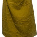 Cotton Candy Cut Out Elegant Mustard Dress Size Medium NWT Gold Photo 3