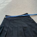 Black Pleated Mini Skirt Photo 4