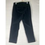Talbots  Velvet Slim Ankle Pants SIDE ZIP Women's Festive Black Size 10P Photo 1