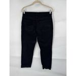 Old Navy Mid Rise Boyfriend Jeans Women 2 Petite Black NEW Distressed Preppy Photo 1