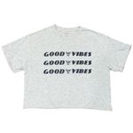 John Galt Brandy Melville  good vibes cropped tee  Photo 0