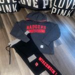 PINK - Victoria's Secret Wisconsin Badgers Hoodie and Joggers Set Photo 10