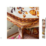 Umgee Boho Yellow Floral Print Maxi Dress V Neck Long Sleeve Tie Back High Low Photo 6