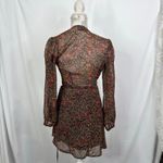 Urban Outfitters  Bleeker Floral Sheer Wrap Dress Size XS Photo 4