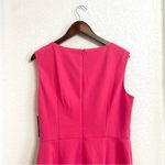 Donna Morgan NWT  Womens Dress Pink Sheath Sleeveless Tie Waist Size 14 Photo 4